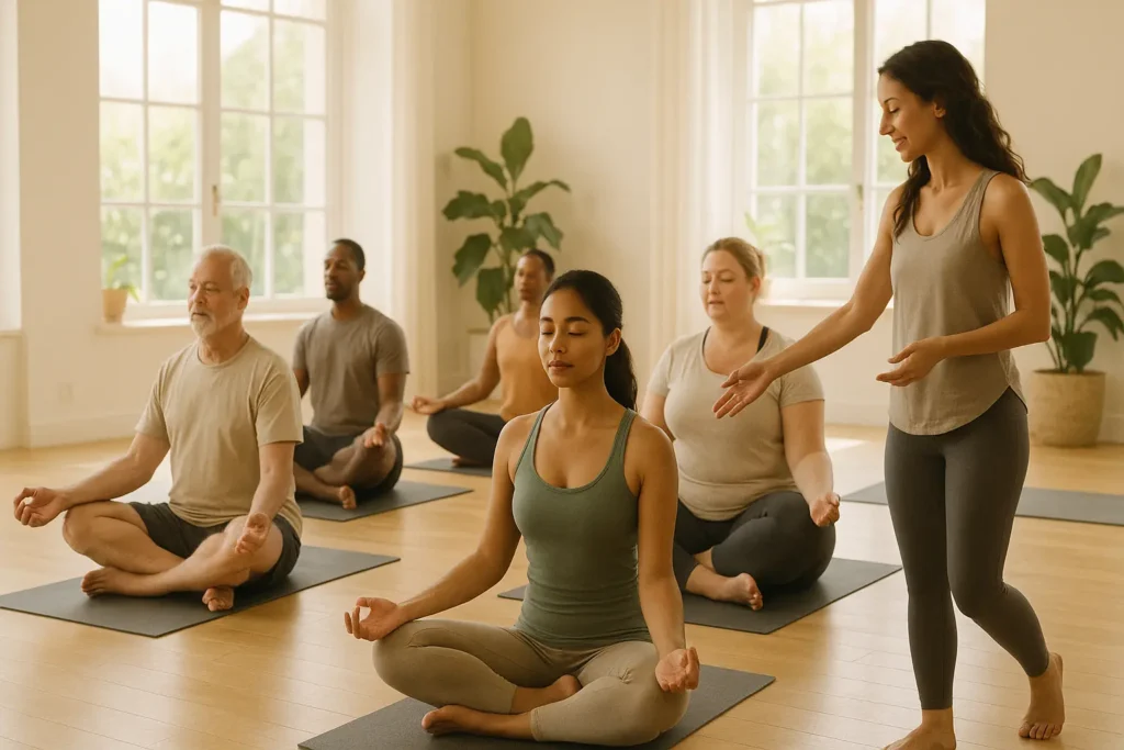 Yoga Fitness Right Sidebar